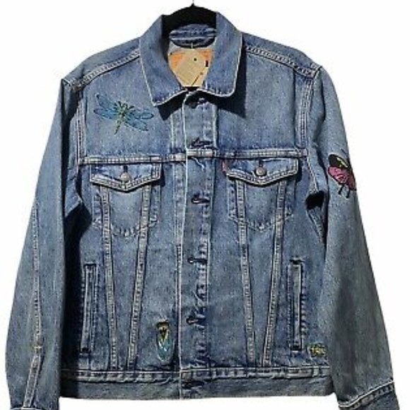 Levi's Other - Levi’s Embroidered Denim Jacket